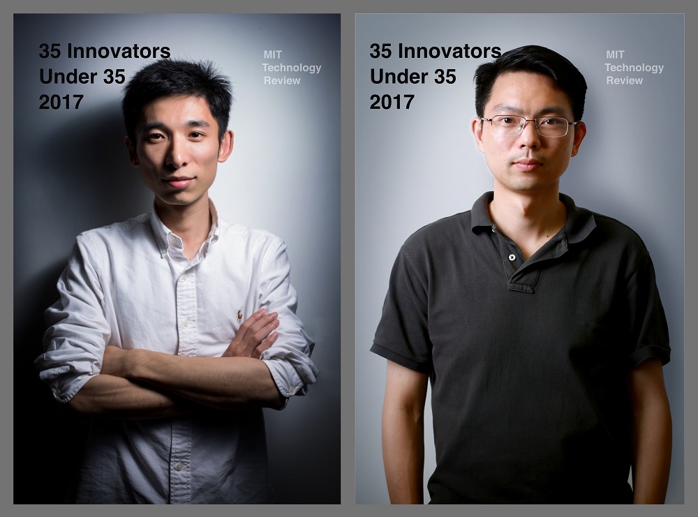 阿里巴巴人工智能實驗室（A.I. Labs）首席科學家王剛（右）及阿里雲首席安全科學家吳翰清（左）獲評選為《麻省理工學院科技評論》（MIT Technology Review）2017年全球青年科技創新人才(TR35)。